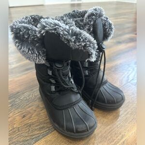 Kids Boys & Girls Faux Fur-Lined Waterproof Winter Snow Boots (toddler 10)